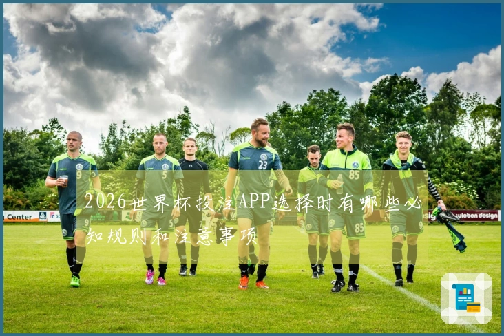 2026世界杯投注APP选择时有哪些必知规则和注意事项